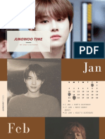 Jungwoo's 2021 NCT Birthday Calendar