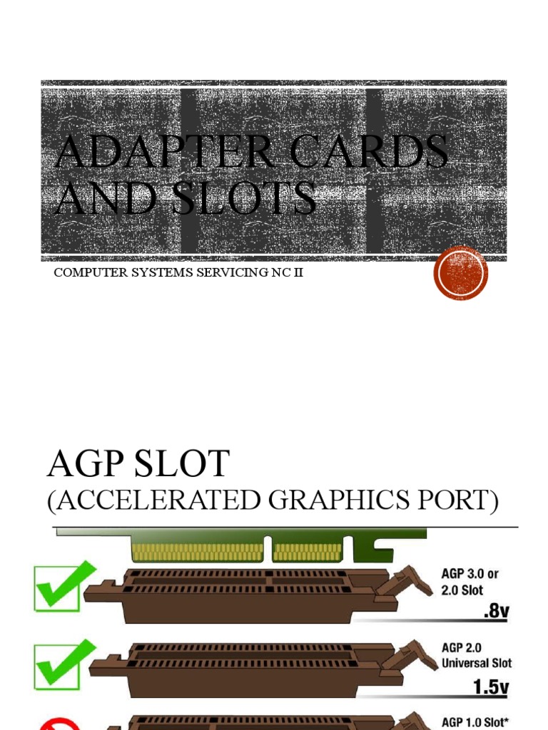 Different Adapter Cards and Slots | Download Free PDF | Network ...