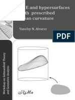 PDE and hypersurfaces with prescribed mean curvature