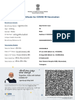 Ajay Kumar Ji Vaccination ? Certificate
