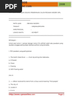 Download SoalBahasaInggris by Dzn SN52700607 doc pdf