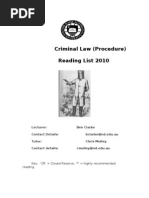 Download crim A procedure reading list  2010 by award1988 SN52700684 doc pdf