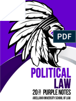 2021 Purples Notes in Political Law