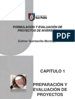 Formulación y Evaluación de Proyectos Unidad 1 Cap 1