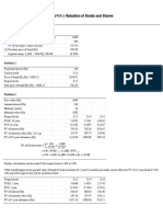 Valuation of Bonds and Shares: Problem 1