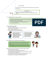 Area:Comunicación Fecha. 13-08-2020 Reflexionarás y Establecerás Compromisos en Familia para Respetar Tu Espacio Personal y El de Los Demás