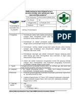 8.5.1 EP 2  SOP Pemeliharaan dan Pemantauan Instalasi Listrik, Air, Ventilasi, Gas dan Sistem Lainnya