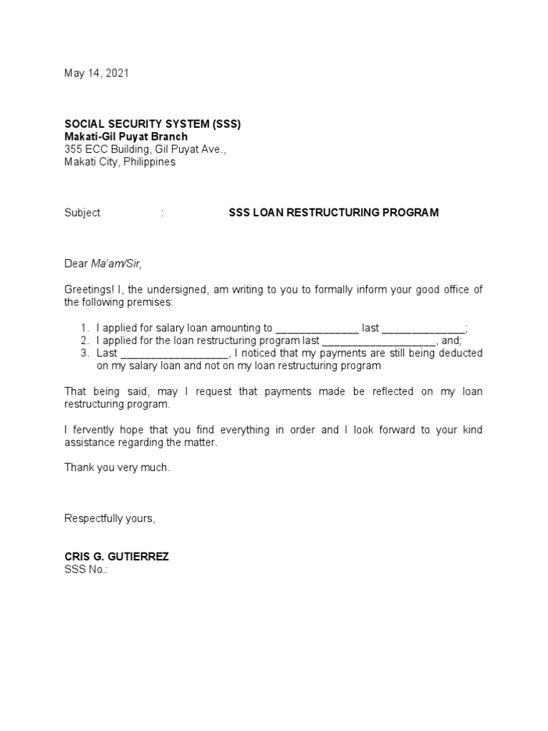 CGG Letter To SSS PDF