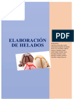 elaboración de helado artesanal con aceite