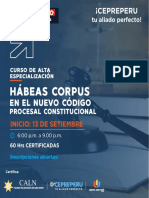 Temario Curso Habeas Corpus