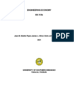 Engineering Economy ES 312b: Jean M. Martin/ Ryan James S. Olivo/ Alvin John R. Villanueva 2021
