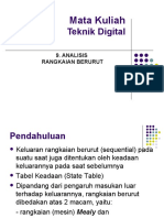 Presentasi Bab9 Analisis Rangkaian Berurut