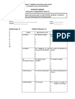 Answer Sheets For ESP 9 - Q2 (Week 1 and 2)