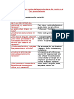 Escribimos La Primera Versión de La Narración de Un Día Común en El