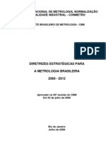 Diretrizes Estrategicas para A Metrologia Brasileira 2008 2012