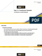 Maxwell-Intro 18.0 WS7.1 Transformer Example