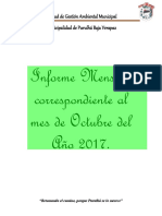 Informe Del Mes de Octubre Ugam