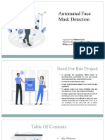 Automated Face Mask Detection: A Project by Nishant Goel Under The Guidance of Dr. Anil Kumar