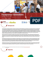 Foodpreneur Generations: Innovate To Feed The Nation