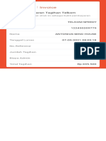 Invoice: Struk Pembayaran Tagihan Telkom