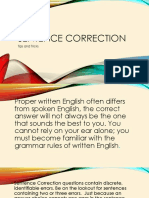 Sentence Correction