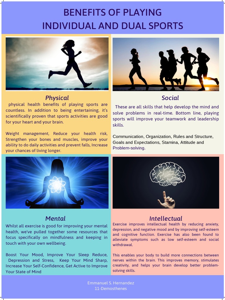 Benefits of Individual and Dual Sports | PDF | Mood (Psychology ...
