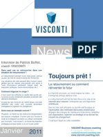 Visconti - Newsletter Janvier 2011 - Toujours Prêt !