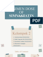 Regimen Dose of Simvastatin