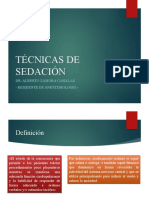 Técnicas de Sedación