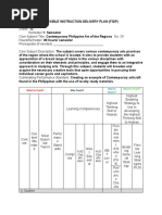 Flexible Instruction Delivery Plan Unfinished