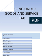 Invoicing Under Goods and Service TAX