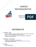 OSNOVE RAČUNOVODSTVA. Prof - Dr. Josipa Grbavac Asistent - Ante Džidić