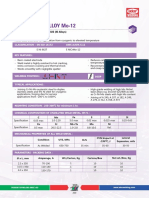 Nicalloy Mo-12: NON FERROUS (Ni Alloys)