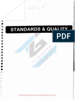 Standards and Quality Practices