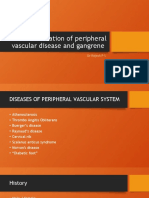 Examination of Peripheral Vascular Disease and Gangrene