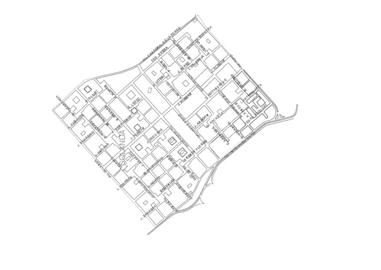 Plano Barrio Solanda | PDF