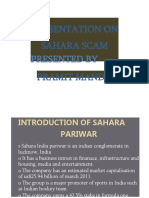 Presentation On Sahara Scam