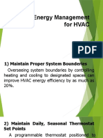 Best Energy Management: For HVAC