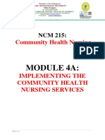Study 4 Module 4A Implementing The Community Health Nursing Services