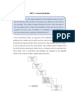 Unit 3 - Incremental Models