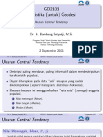 Modul 2 Bagian 4 - STATISTIKA GEODESI - 2021 BS