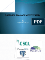Database Management System: by N.Ravikumar
