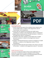 Module 1- Health Education Process