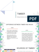 Timber: Building Constrction and Materails