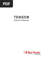 Tensor Owners Manual