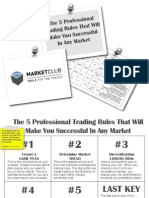 Five Pro Trading Rules