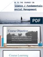 Corporate Finance / Fundamentals of Financial Management