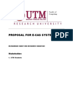 Proposal For E-Cas System: Stakeholder