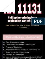 Licensure Exam Requirements for Criminologists