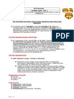 PNP Mandate and Organizational Structure